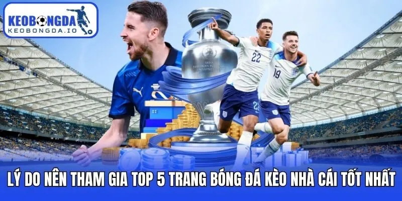 Lý do nên tham gia top 5 trang bóng đá kèo nhà cái tốt nhất
