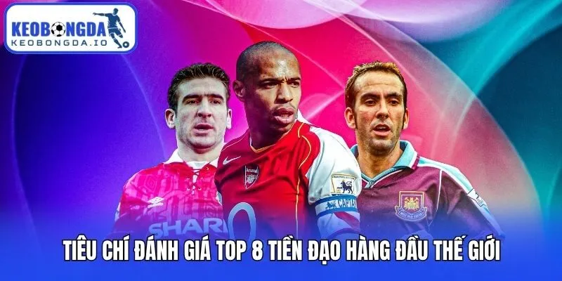 Tiêu chí đánh giá top 8 tiền đạo hàng đầu thế giới